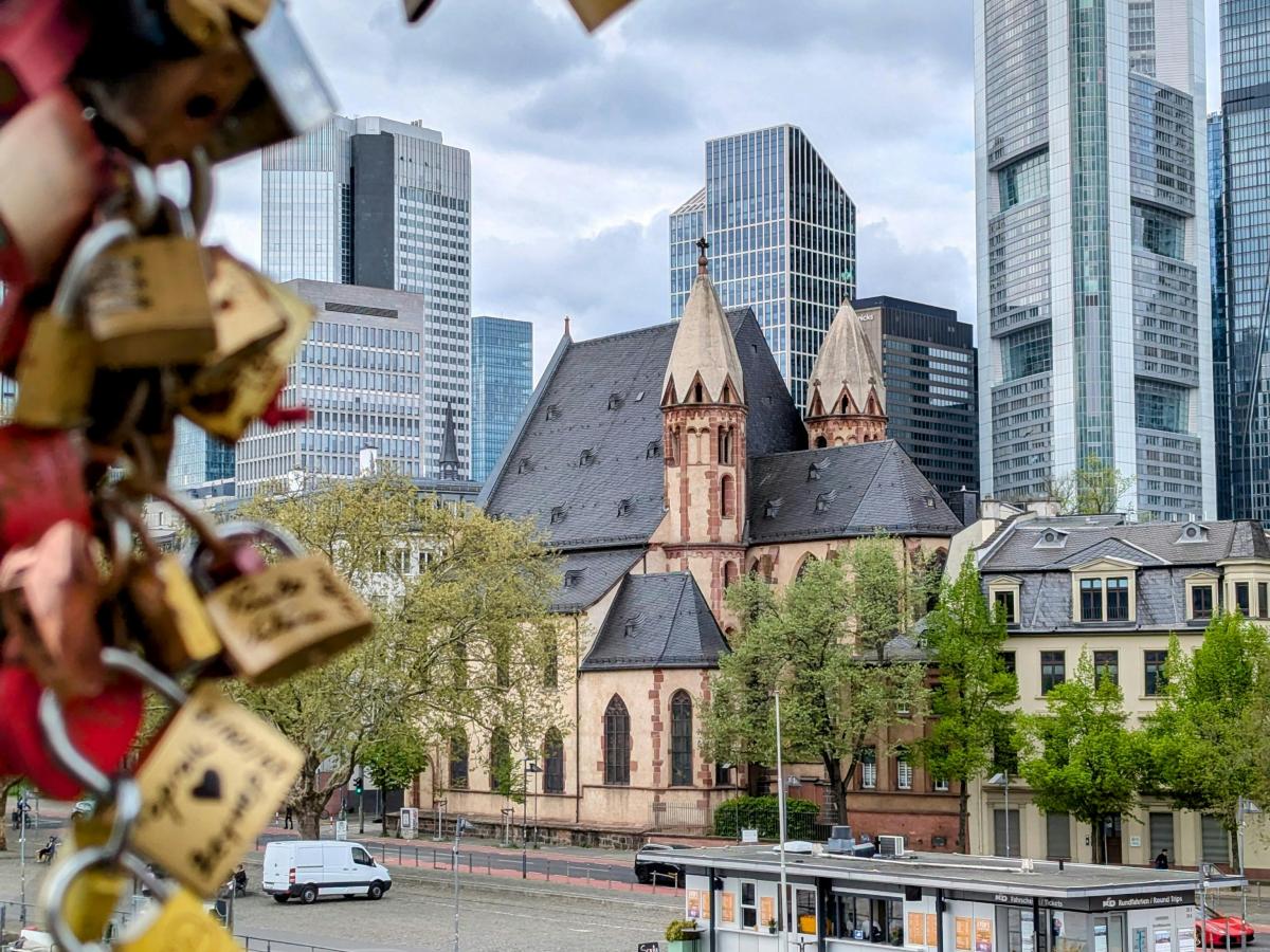 Brautpaar bei einer Hochzeit in Frankfurt am Main