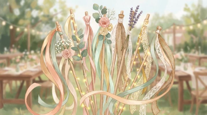DIY Wedding Wands: Ideas for Wedding Witnesses