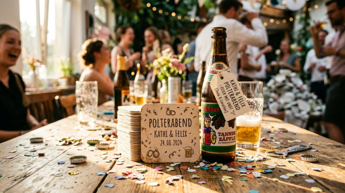 Kreative Polterabend Einladungen