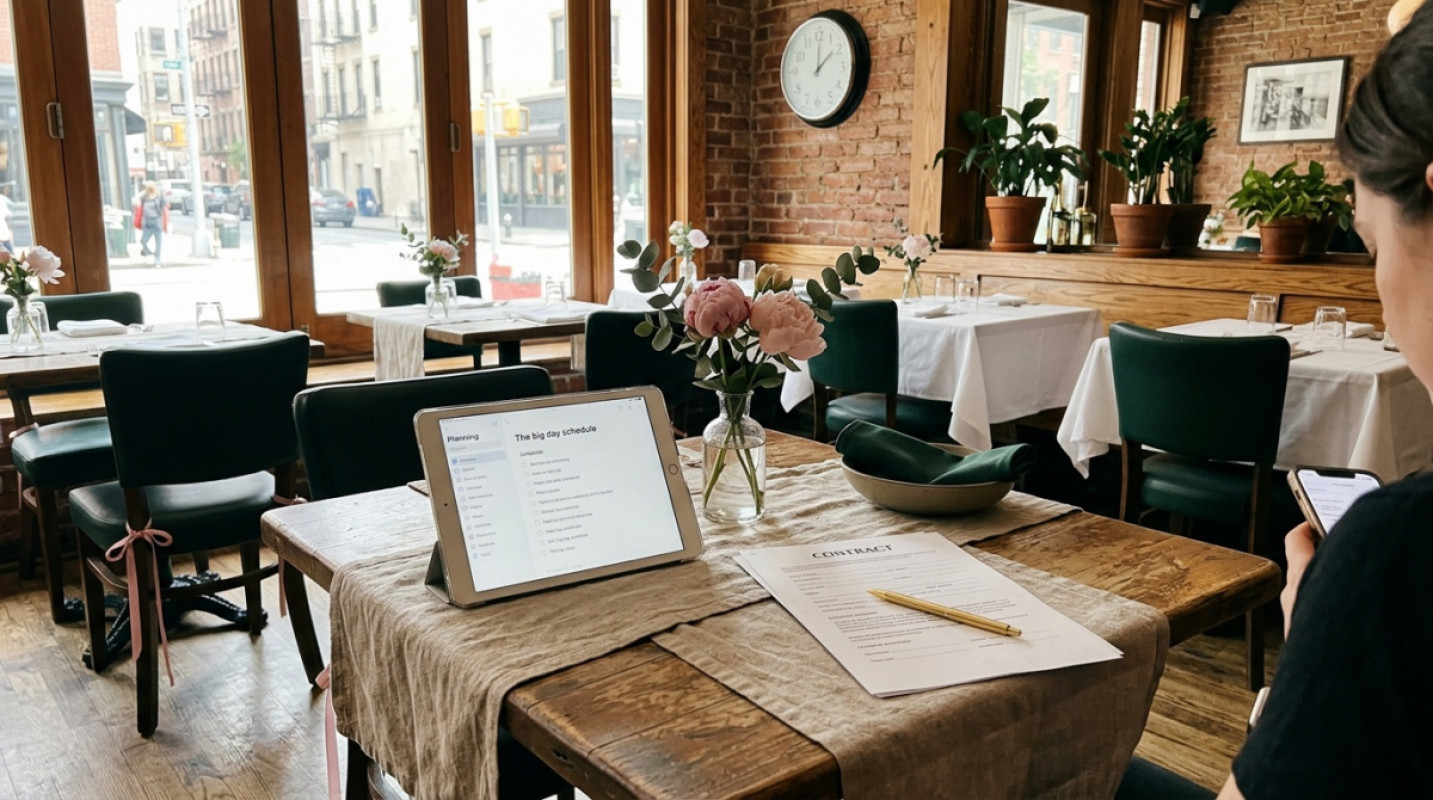 Getting Married in a Restaurant: How to Smartly Plan a Saturday Wedding