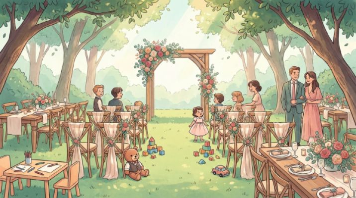 Children at Weddings: Pros and Cons, Tips & Sample Texts