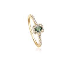 15-Wö-Ring-1304-1-Saphir-Gruen-4x3-30-Brill-0,15ct-GG