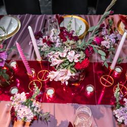 Hochzeit Hyatt Düsseldorf Pink Konzept
